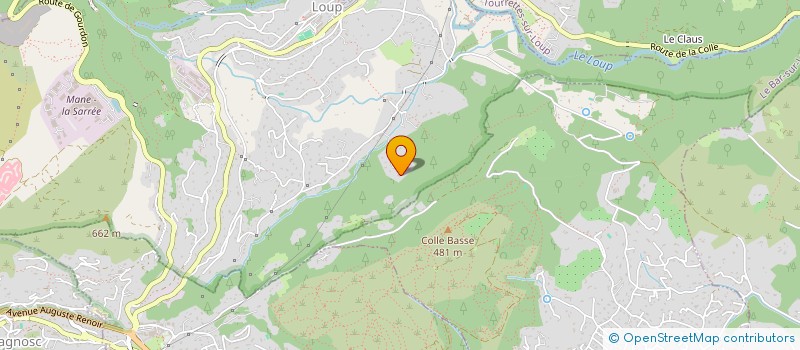 localisation de l'entreprise MONSIEUR LAURENT MOREL à LE BAR-SUR-LOUP