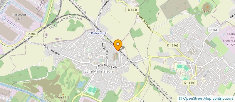 localisation de l'entreprise MONSIEUR LAURENT MOREL  EVIN-MALMAISON