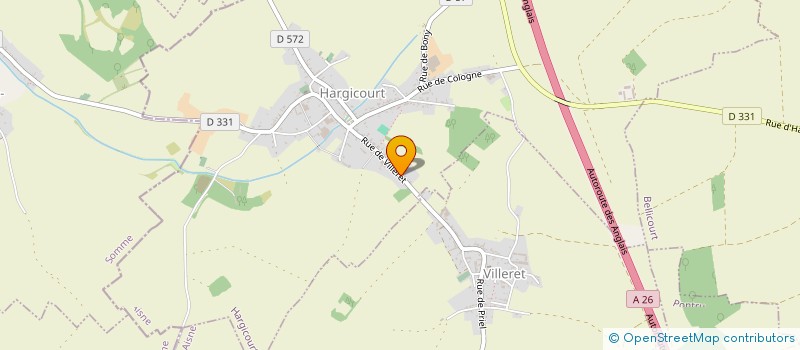localisation de l'entreprise MONSIEUR LAURENT MORIAUX  HARGICOURT