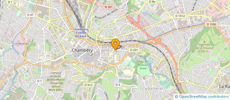 localisation de l'entreprise MONSIEUR LAURENT MORIN à CHAMBERY