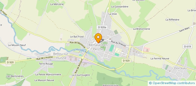 localisation de l'entreprise MONSIEUR LAURENT MORIN à REMALARD-EN-PERCHE
