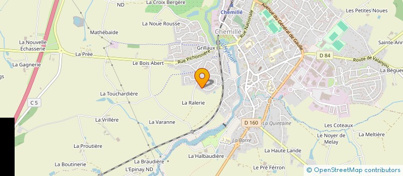 localisation de l'entreprise MONSIEUR LAURENT MORIN  CHEMILLE-EN-ANJOU