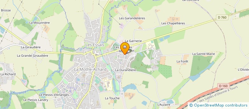 localisation de l'entreprise MONSIEUR LAURENT MORINEAU à LES ACHARDS