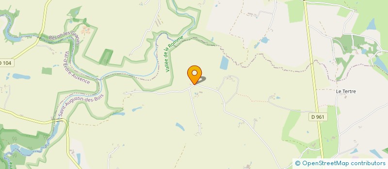 localisation de l'entreprise MONSIEUR LAURENT MORISSEAU  SAINT-AUGUSTIN-DES-BOIS