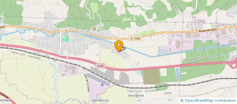 localisation de l'entreprise MONSIEUR LAURENT MOSCARDINI  CESSIEU