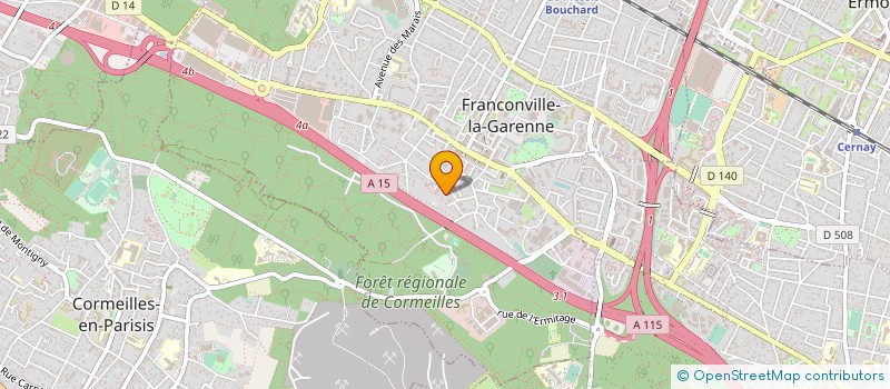 localisation de l'entreprise MONSIEUR LAURENT MOTHES  FRANCONVILLE LA GARENNE