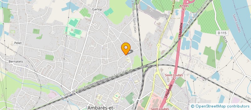 localisation de l'entreprise MONSIEUR LAURENT MOTHES à AMBARES-ET-LAGRAVE