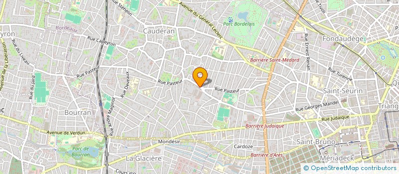 localisation de l'entreprise MONSIEUR LAURENT MOUJON  BORDEAUX