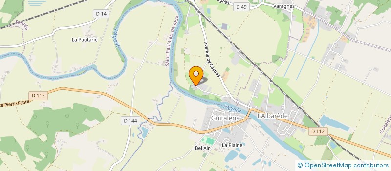 localisation de l'entreprise MONSIEUR LAURENT MOULINIER  SERVIES