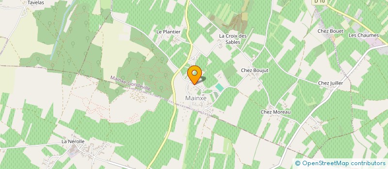 localisation de l'entreprise MONSIEUR LAURENT MOUNY  MAINXE-GONDEVILLE