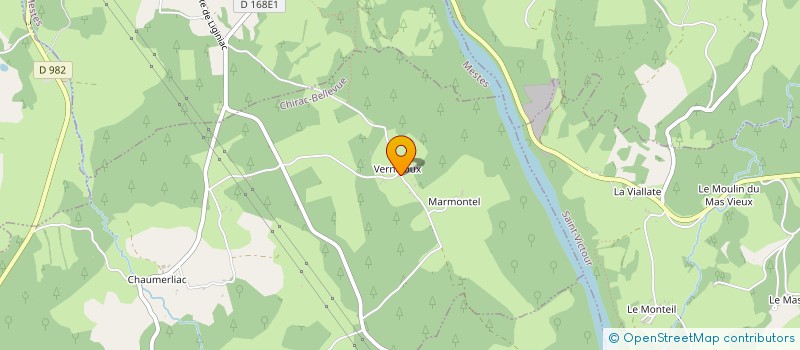 localisation de l'entreprise MONSIEUR LAURENT MOUSSARD  NEUVIC