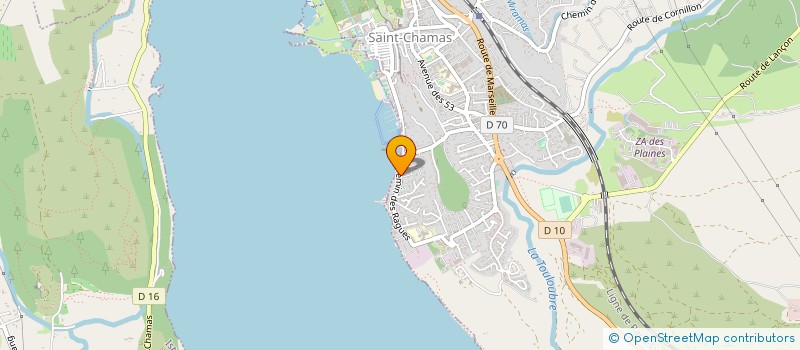 localisation de l'entreprise MONSIEUR LAURENT MUCCHIELLI  SAINT-CHAMAS