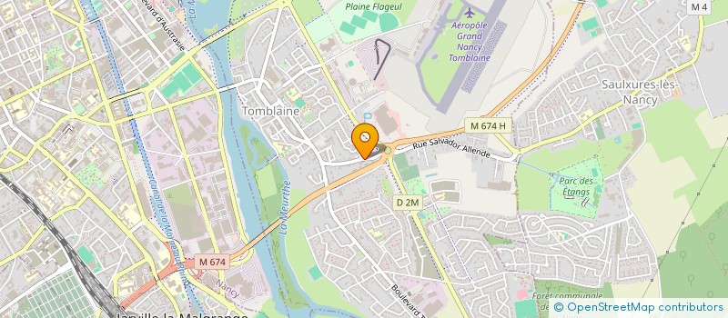 localisation de l'entreprise MONSIEUR LAURENT MULETTE  TOMBLAINE