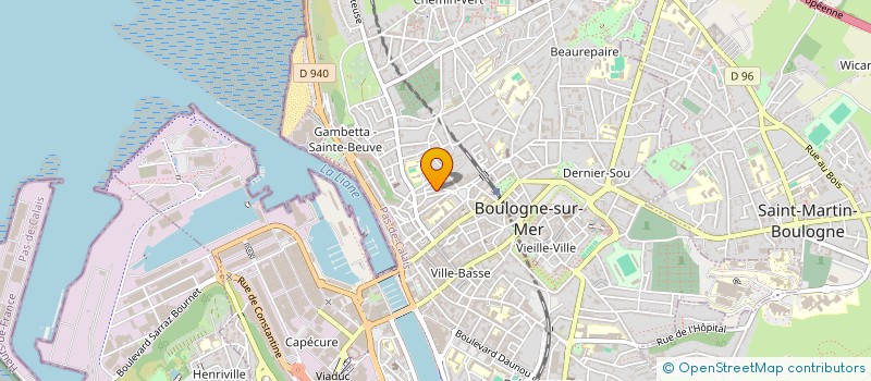 localisation de l'entreprise MONSIEUR LAURENT MULIER à BOULOGNE-SUR-MER