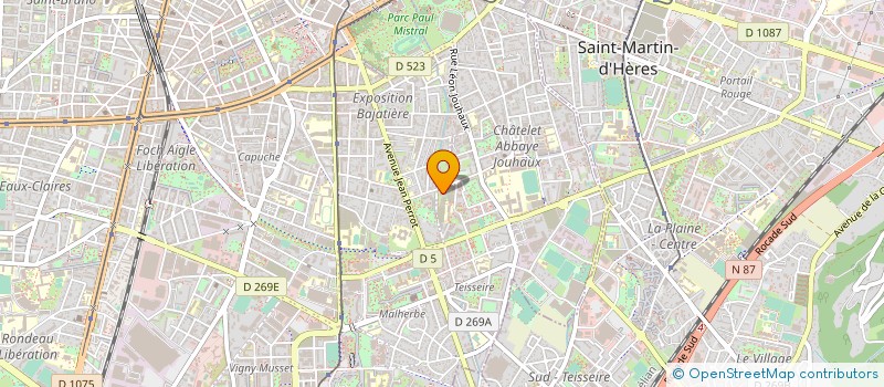 localisation de l'entreprise MONSIEUR LAURENT MULLER  GRENOBLE