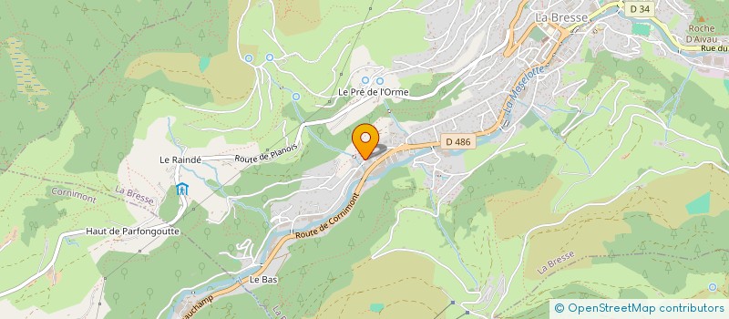 localisation de l'entreprise MONSIEUR LAURENT MULLER  LA BRESSE