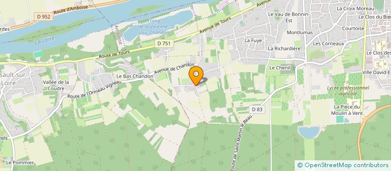 localisation de l'entreprise MONSIEUR LAURENT MUNOZ  AMBOISE