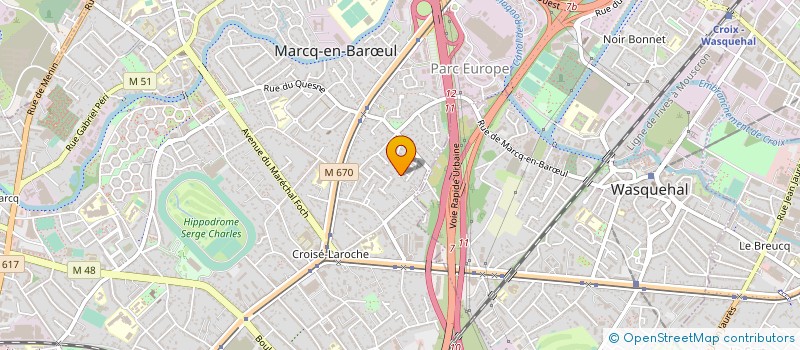 localisation de l'entreprise MONSIEUR LAURENT MUSSILIER à MARCQ-EN-BARŒUL