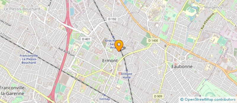 localisation de l'entreprise MONSIEUR LAURENT MUSZYNSKI à ERMONT