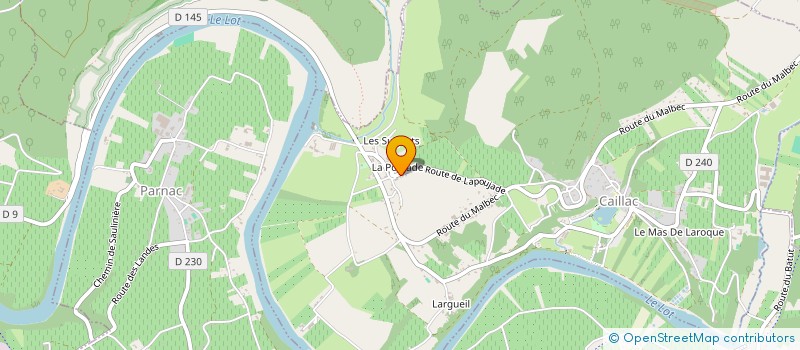 localisation de l'entreprise MONSIEUR LAURENT NADAL  CAILLAC