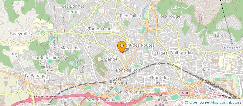 localisation de l'entreprise MONSIEUR LAURENT NADAL à TOULON