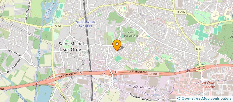 localisation de l'entreprise MONSIEUR LAURENT NAPOL  SAINT-MICHEL-SUR-ORGE