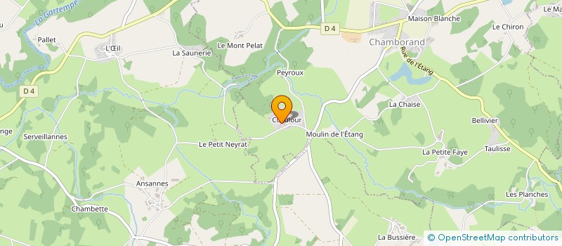 localisation de l'entreprise MONSIEUR LAURENT NAUD à CHAMBORAND