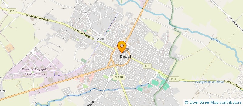 localisation de l'entreprise MONSIEUR LAURENT NAVARRO  REVEL