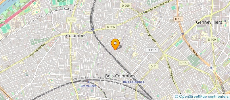 localisation de l'entreprise MONSIEUR LAURENT NAZET à BOIS-COLOMBES