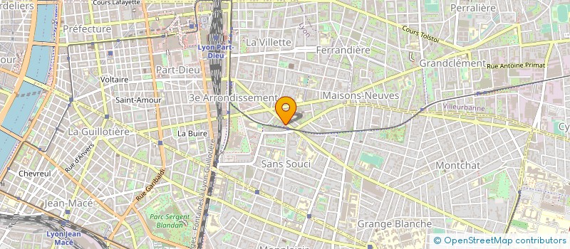 localisation de l'entreprise MONSIEUR LAURENT NEGRELLO  LYON