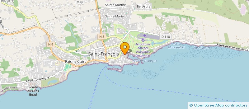 localisation de l'entreprise MONSIEUR LAURENT NERCHER à SAINT-FRANCOIS