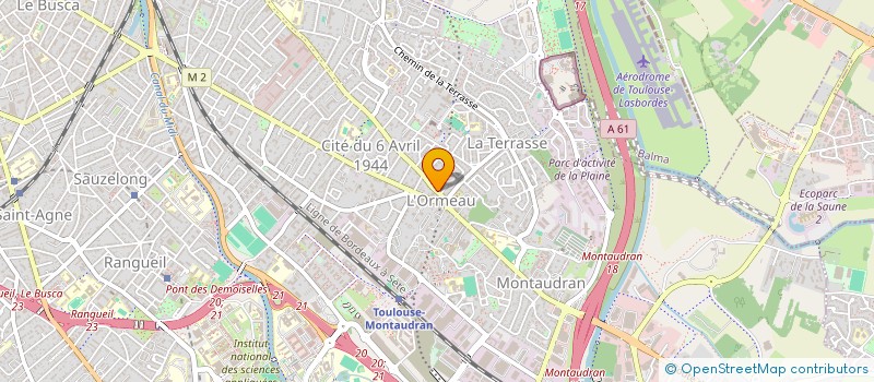 localisation de l'entreprise MONSIEUR LAURENT NERESTAN  TOULOUSE