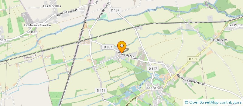 localisation de l'entreprise MONSIEUR LAURENT NETO  MANTHES