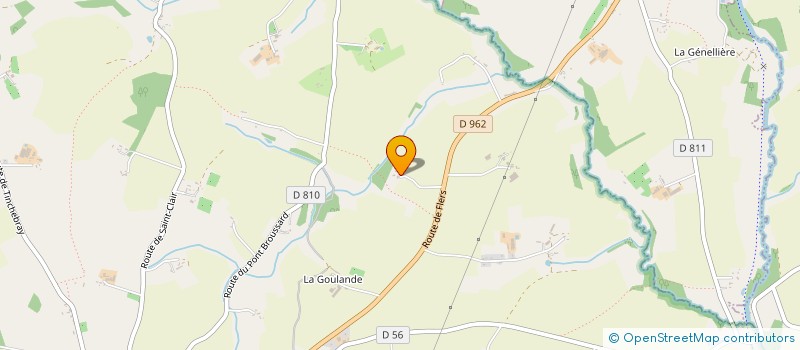 localisation de l'entreprise MONSIEUR LAURENT NEVOUX à DOMFRONT-EN-POIRAIE
