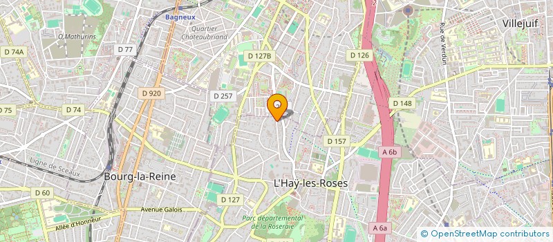 localisation de l'entreprise MONSIEUR LAURENT NIMAX  L'HAY-LES-ROSES