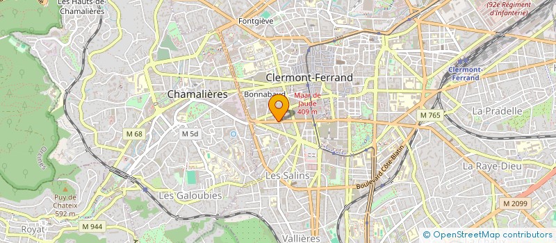 localisation de l'entreprise MONSIEUR LAURENT NISSLE  CLERMONT-FERRAND