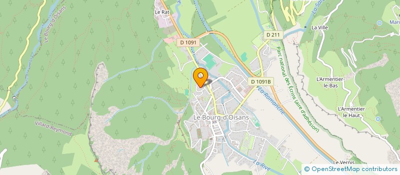 localisation de l'entreprise MONSIEUR LAURENT NIVOLLET à LES DEUX ALPES