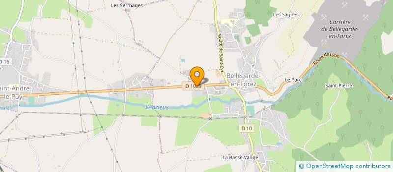 localisation de l'entreprise MONSIEUR LAURENT NOALLY  BELLEGARDE-EN-FOREZ