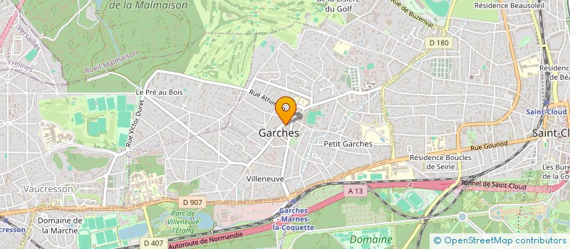 localisation de l'entreprise MONSIEUR LAURENT NOBLE à GARCHES