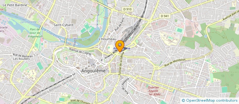 localisation de l'entreprise MONSIEUR LAURENT NOBLET à ANGOULEME