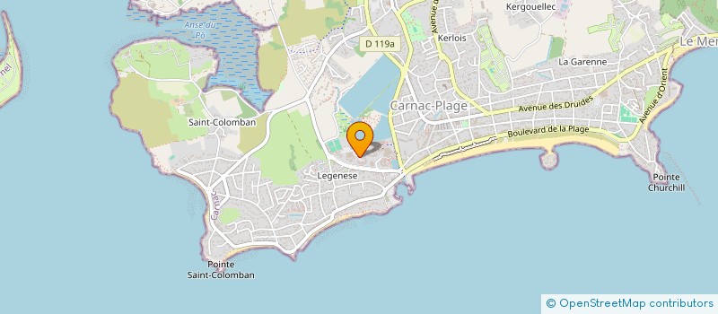 localisation de l'entreprise MONSIEUR LAURENT NODON  CARNAC