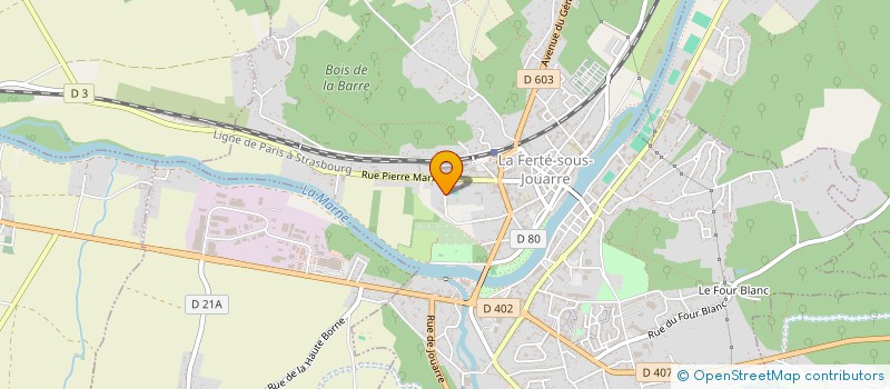 localisation de l'entreprise MONSIEUR LAURENT NOEL à LA FERTE-SOUS-JOUARRE