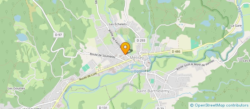 localisation de l'entreprise MONSIEUR LAURENT NOEL à MELISEY