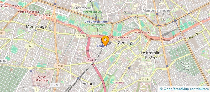 localisation de l'entreprise MONSIEUR LAURENT NOEL à GENTILLY
