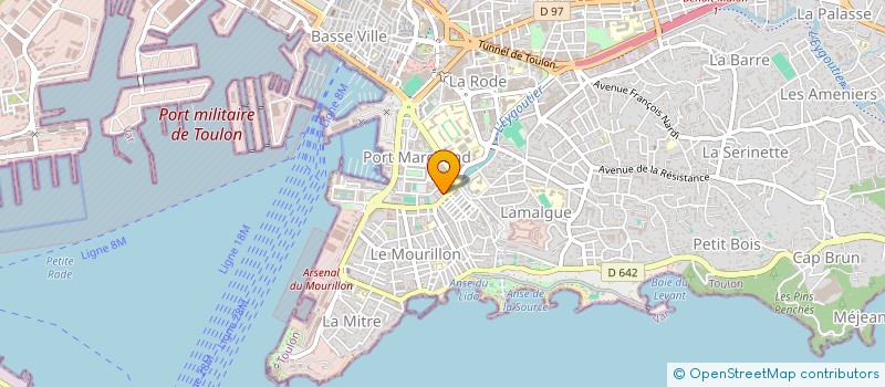 localisation de l'entreprise MONSIEUR LAURENT NOIR à TOULON