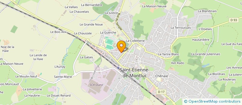 localisation de l'entreprise MONSIEUR LAURENT NOIRAULT  CORDEMAIS