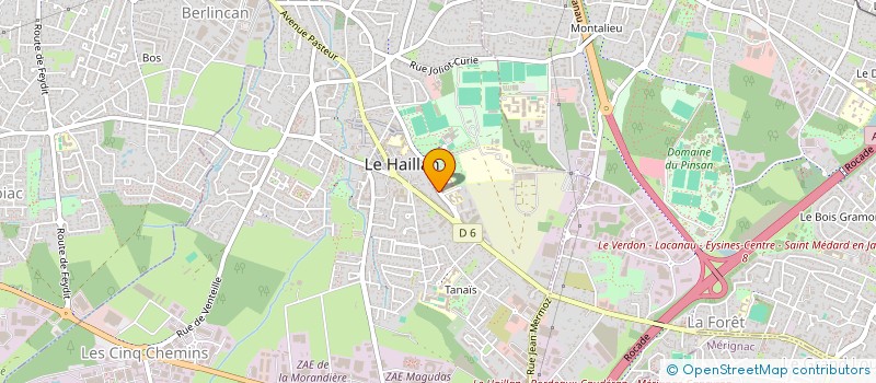 localisation de l'entreprise MONSIEUR LAURENT NORMAND à LE HAILLAN