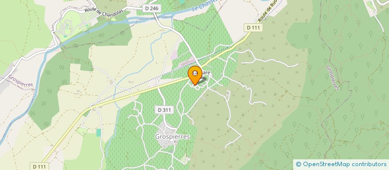 localisation de l'entreprise MONSIEUR LAURENT NOTTIN  SAMPZON