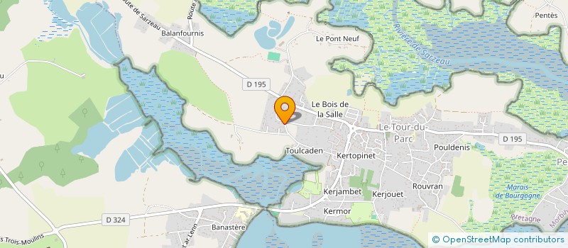 localisation de l'entreprise MONSIEUR LAURENT NOUAIL  LE TOUR-DU-PARC