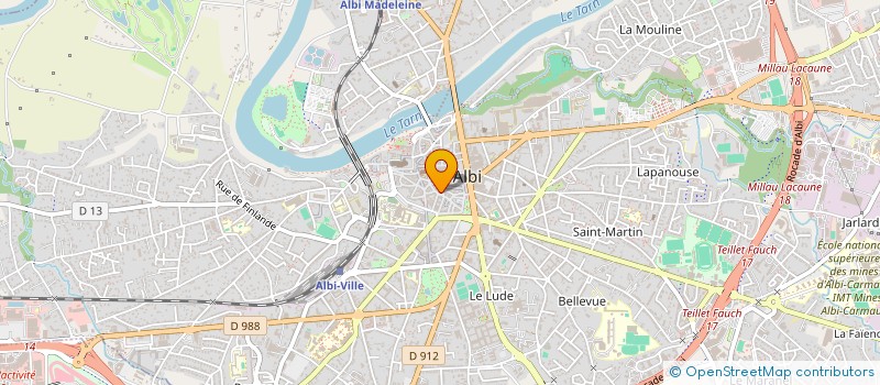 localisation de l'entreprise MONSIEUR LAURENT NOUALS à ALBI
